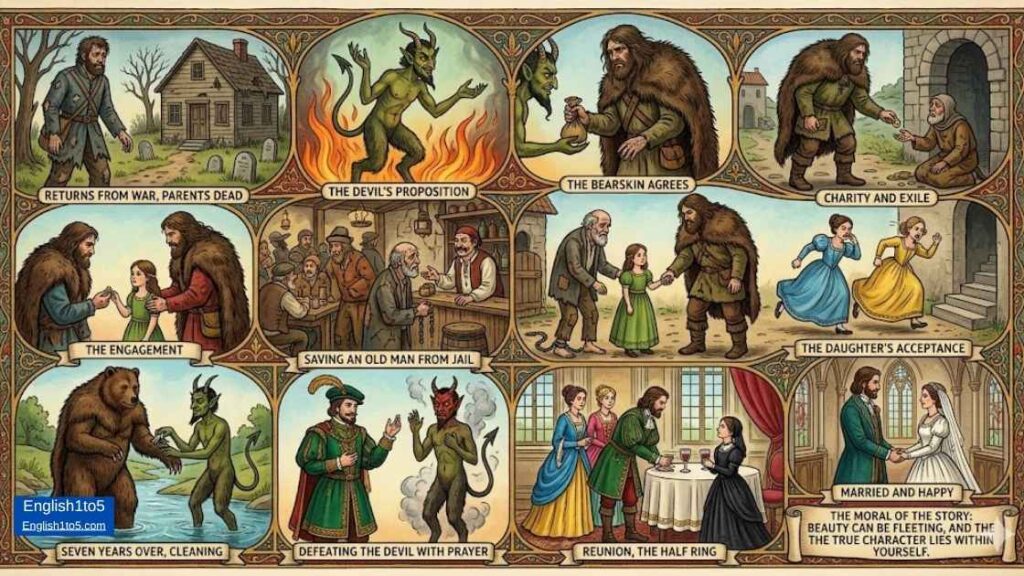 The Brothers Grimm Bearskin